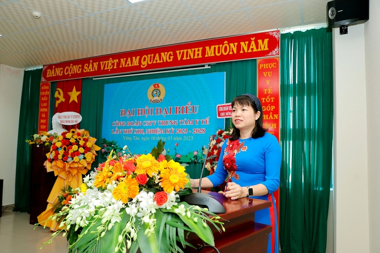 Đại hội Công đoàn Trung tâm Y tế Vietsovpetro lần thứ XIII, nhiệm kỳ 2023-2028