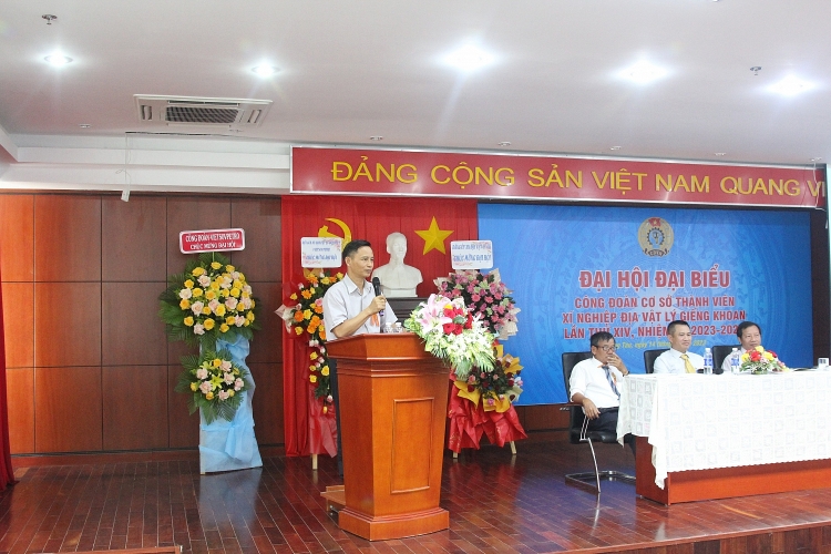 Đại hội Công đoàn Xí nghiệp Địa vật lý giếng khoan lần thứ XIV, nhiệm kỳ 2023-2028