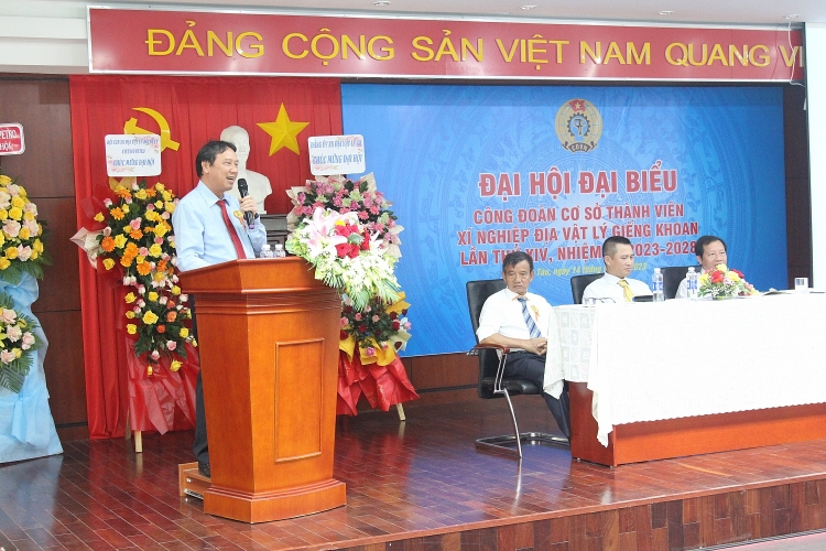 Đại hội Công đoàn Xí nghiệp Địa vật lý giếng khoan lần thứ XIV, nhiệm kỳ 2023-2028