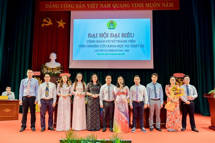 Công đoàn Viện Nghiên cứu khoa học và Thiết kế Vietsovpetro tổ chức thành công Đại hội lần thứ XV, nhiệm kỳ 2023-2028