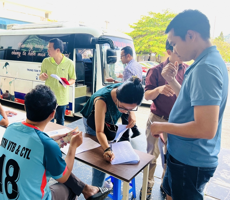 Công đoàn Vietsovpetro tham gia chương trình hiến máu tình nguyện tại Bà Rịa - Vũng Tàu