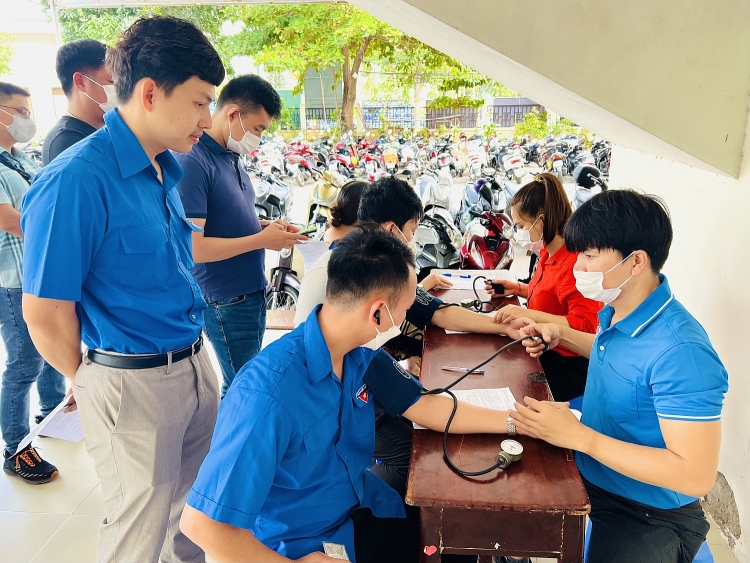 Công đoàn Vietsovpetro tham gia chương trình hiến máu tình nguyện tại Bà Rịa - Vũng Tàu