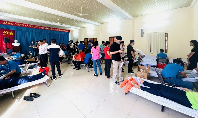 Công đoàn Vietsovpetro tham gia chương trình hiến máu tình nguyện tại Bà Rịa - Vũng Tàu