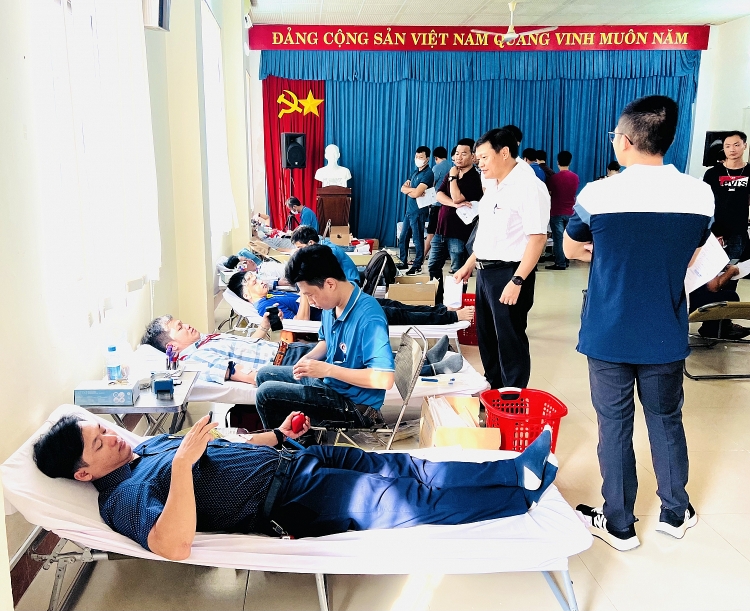 Công đoàn Vietsovpetro tham gia chương trình hiến máu tình nguyện tại Bà Rịa - Vũng Tàu