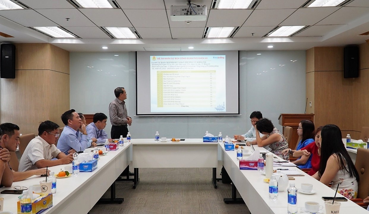 Công đoàn PV Drilling tổ chức Hội nghị BCH mở rộng đánh giá công tác quý I/2023