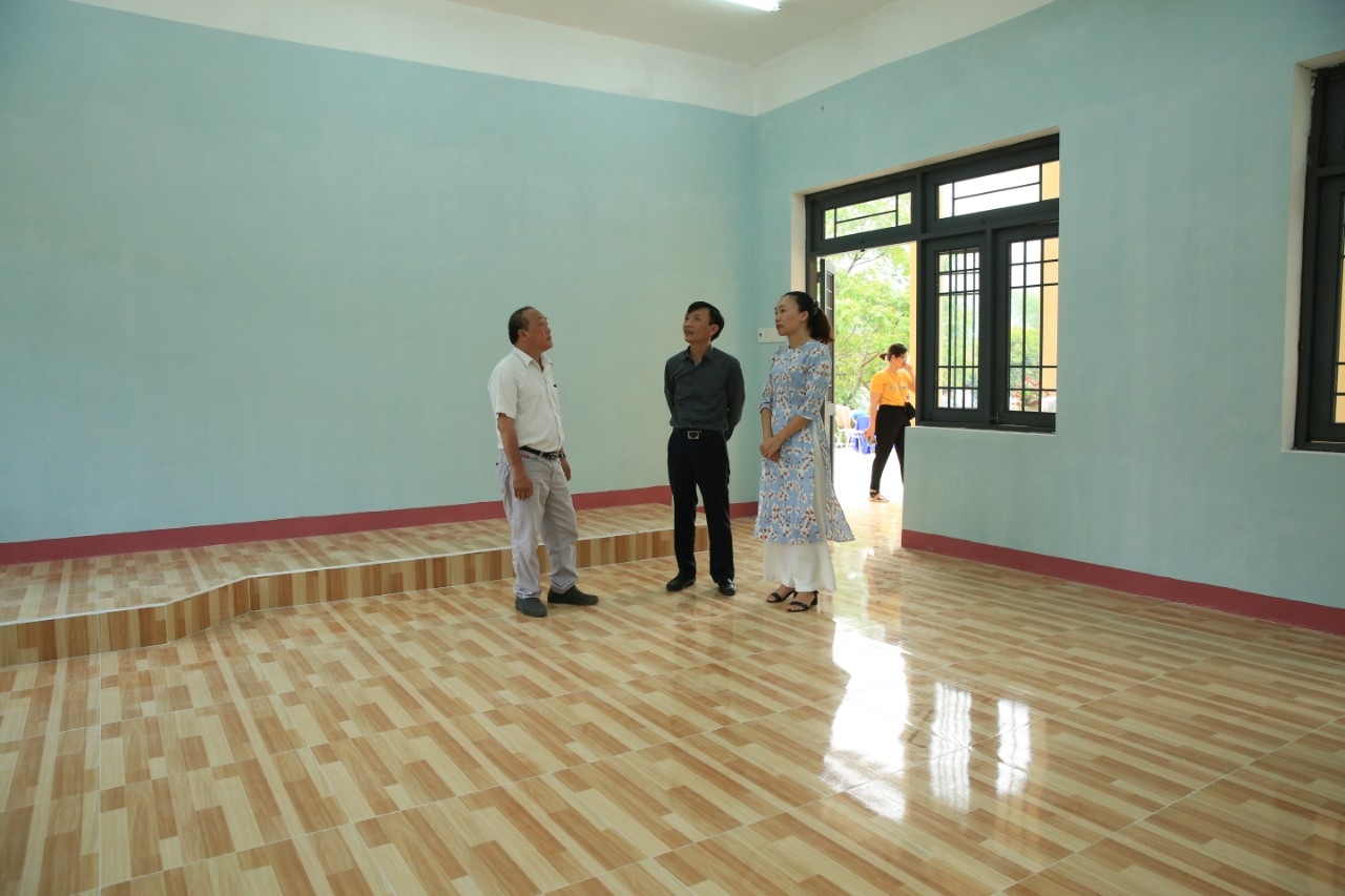 Bàn giao công trình 2 lớp học Trường Tiểu học và Trung học Cơ sở Sơn Nham II do BSR tài trợ