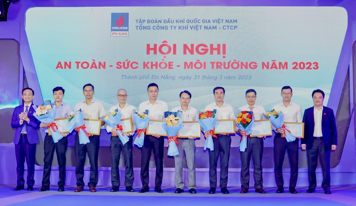 Khen thưởng của Tổng Giám đốc PV GAS cho 19 tập thể và 31 các nhân tiêu biểu, đã có thành tích xuất sắc trong công tác an toàn năm 2022