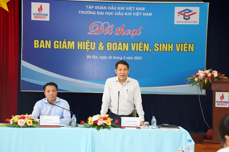 PVU tổ chức buổi đối thoại giữa Ban giám hiệu và đoàn viên, sinh viên