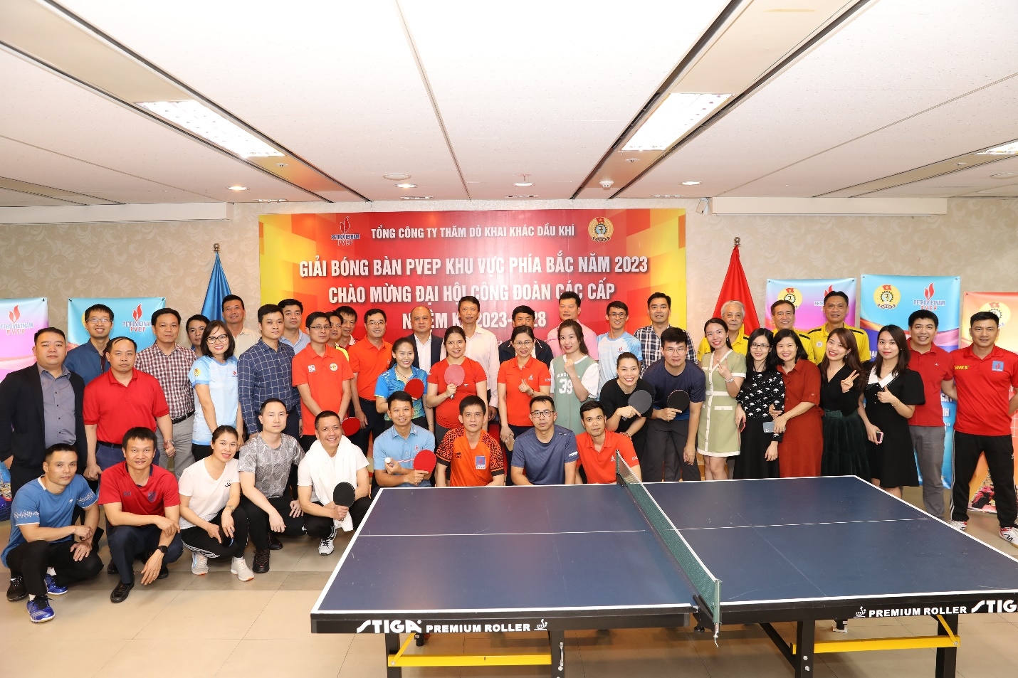 Sôi động Giải bóng bàn PVEP khu vực phía Bắc năm 2023