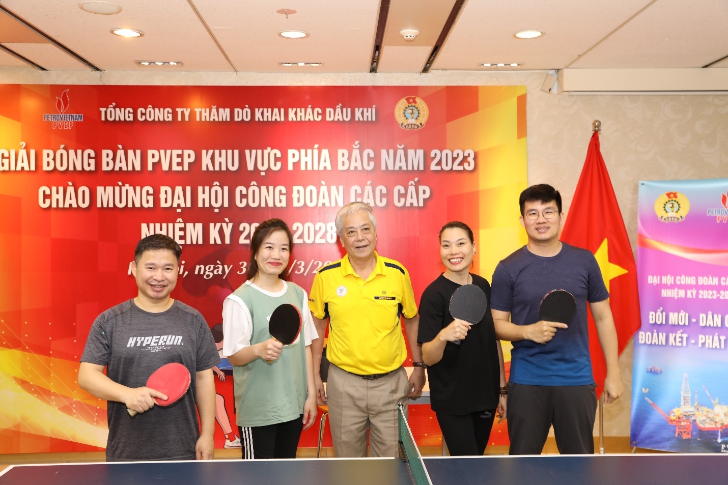 Sôi động Giải bóng bàn PVEP khu vực phía Bắc năm 2023