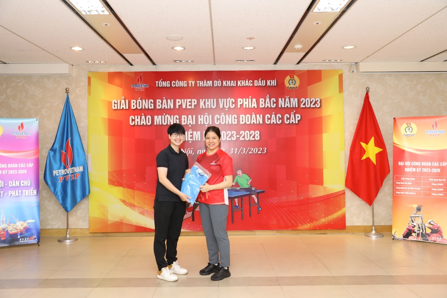 Sôi động Giải bóng bàn PVEP khu vực phía Bắc năm 2023