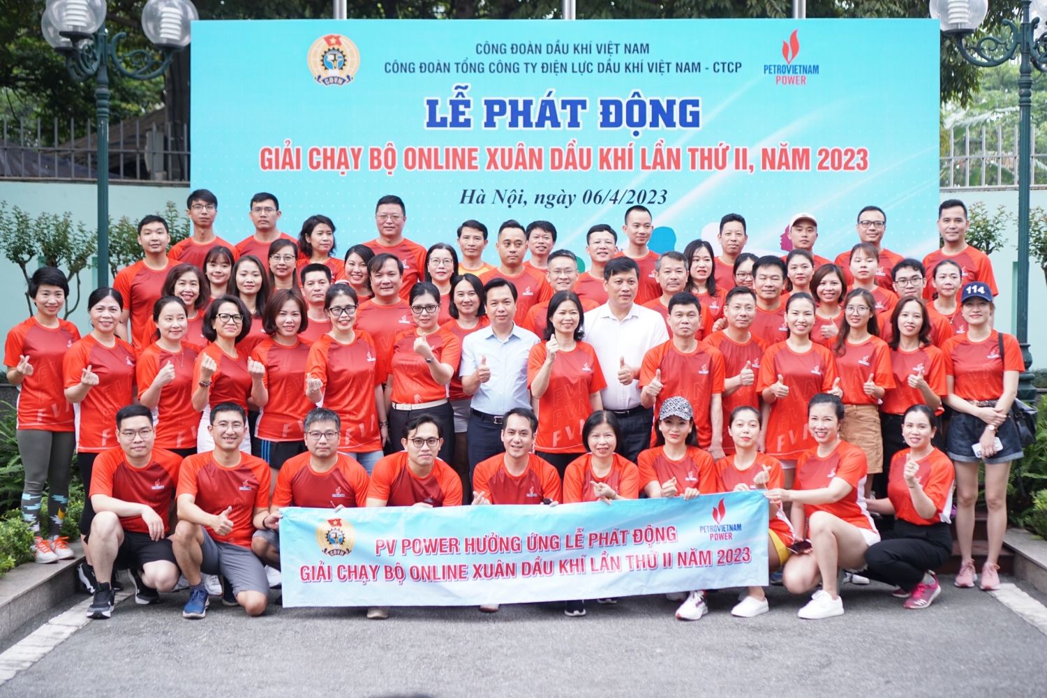 Công đoàn PV Power hưởng ứng Giải chạy bộ online “Xuân Dầu khí” lần II năm 2023