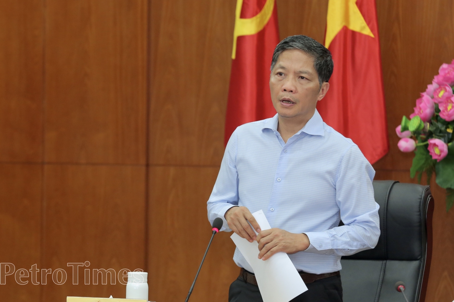 Đồng chí Trần Tuấn Anh, Ủy viên Bộ Chính trị, Trưởng Ban Kinh tế Trung ương làm việc với Ban Thường vụ Tỉnh ủy Bà Rịa - Vũng Tàu về Nghị quyết 41-NQ/TW