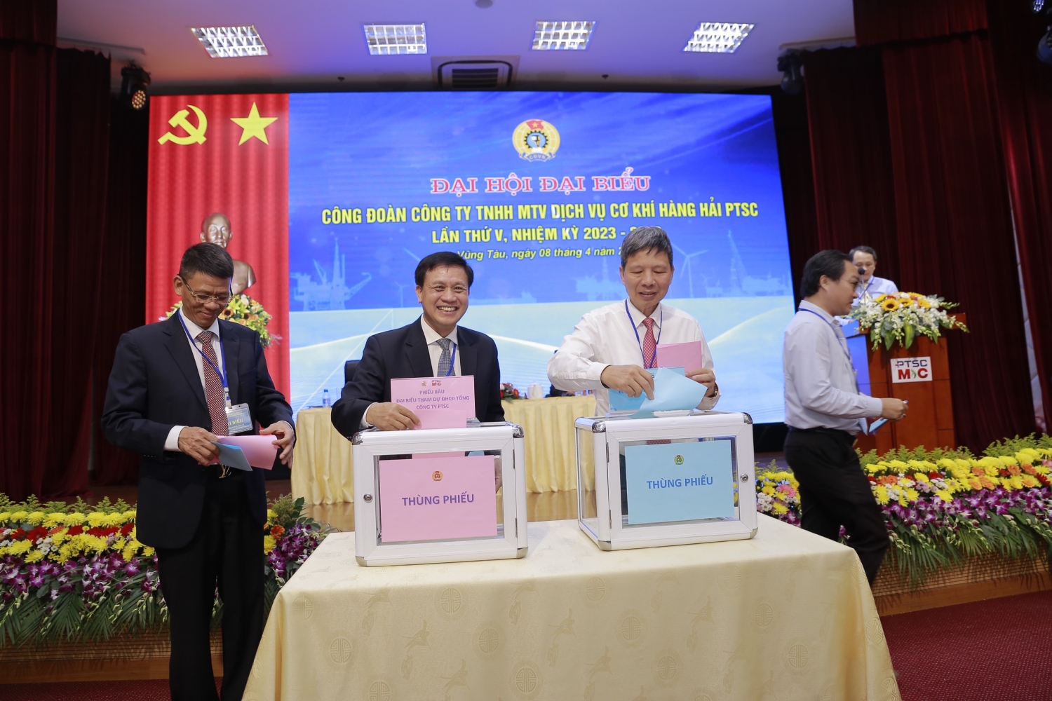 Đại hội Công đoàn PTSC M&C lần thứ V, nhiệm kỳ 2023-2028 thành công tốt đẹp Đại hội Công đoàn PTSC M&C lần thứ V, nhiệm kỳ 2023-2028 thành công tốt đẹp