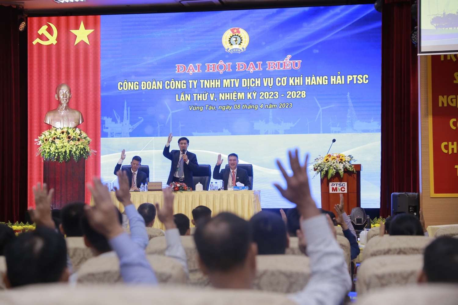 Đại hội Công đoàn PTSC M&C lần thứ V, nhiệm kỳ 2023-2028 thành công tốt đẹp Đại hội Công đoàn PTSC M&C lần thứ V, nhiệm kỳ 2023-2028 thành công tốt đẹp