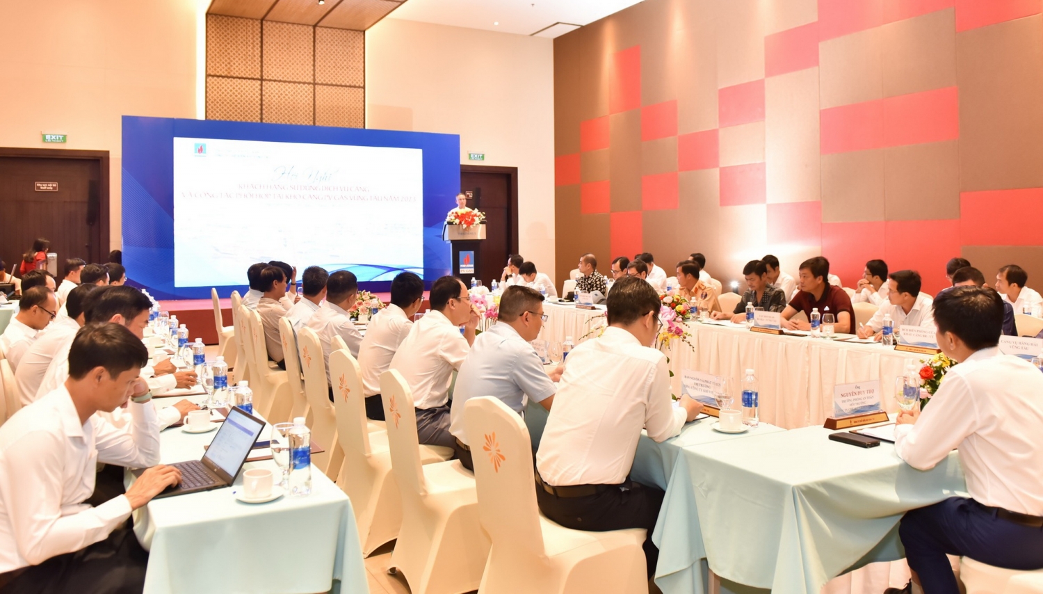 Hội nghị khách hàng sử dụng Dịch vụ cảng và công tác phối hợp tại Kho Cảng PV GAS Vũng Tàu năm 2023”đánh giá quá trình cung cấp dịch vụ cảng, công tác phối hợp và tiềm năng phát triển khai thác dịch vụ tại Kho Cảng PV GAS Vũng Tàu Hội nghị khách hàng sử dụng Dịch vụ cảng và công tác phối hợp tại Kho Cảng PV GAS Vũng Tàu năm 2023”đánh giá quá trình cung cấp dịch vụ cảng, công tác phối hợp và tiềm năng phát triển khai thác dịch vụ tại Kho Cảng PV GAS Vũng Tàu