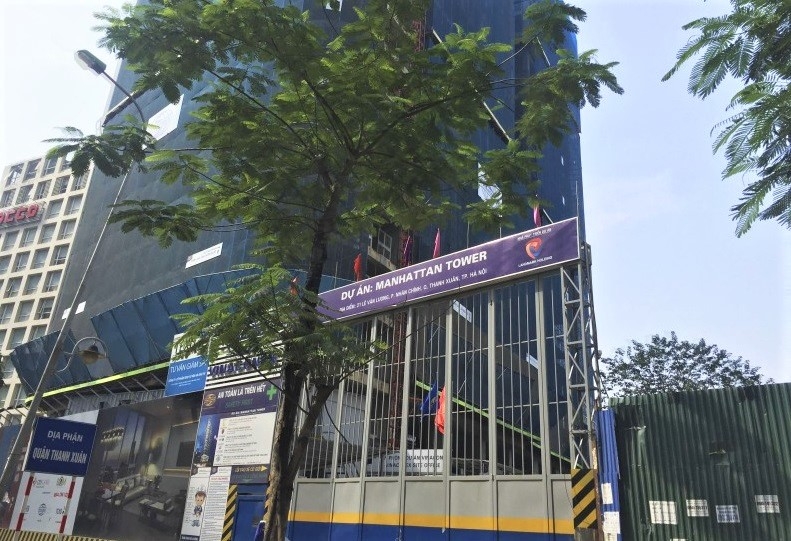 Hà Nội: Vì sao dự án Manhattan Tower dừng thi công? Hà Nội: Vì sao dự án Manhattan Tower dừng thi công?