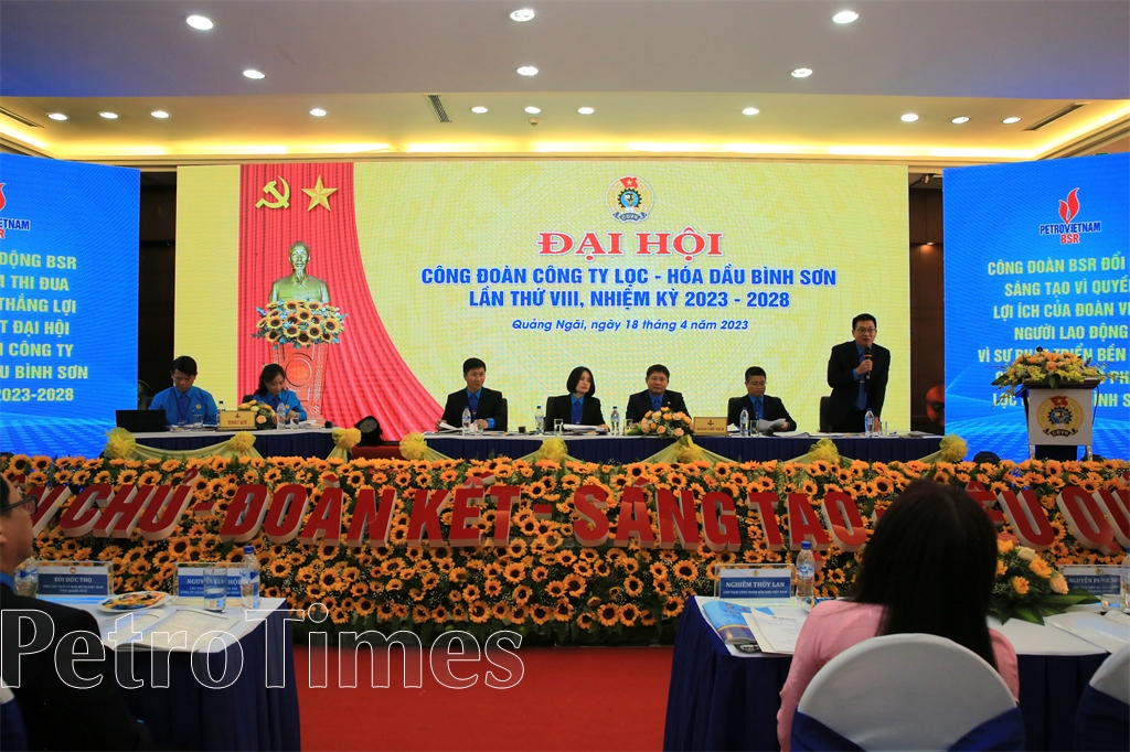 Công đoàn BSR tổ chức Đại hội đại biểu lần thứ VIII, nhiệm kỳ 2023-2028