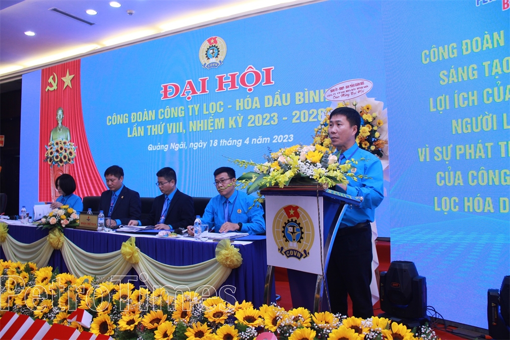Công đoàn BSR tổ chức Đại hội đại biểu lần thứ VIII, nhiệm kỳ 2023-2028