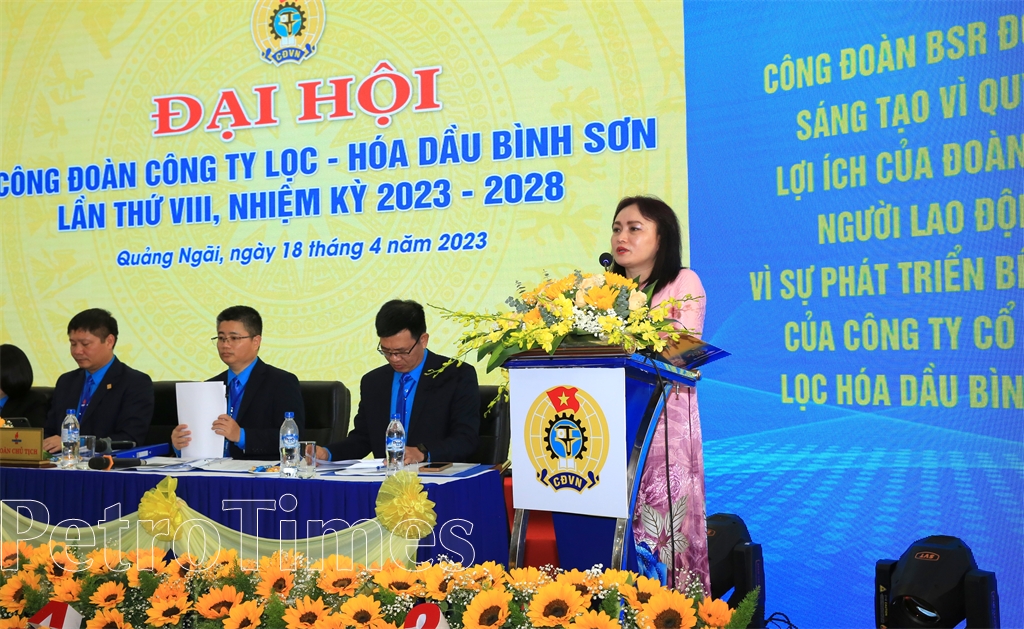 Công đoàn BSR tổ chức Đại hội đại biểu lần thứ VIII, nhiệm kỳ 2023-2028
