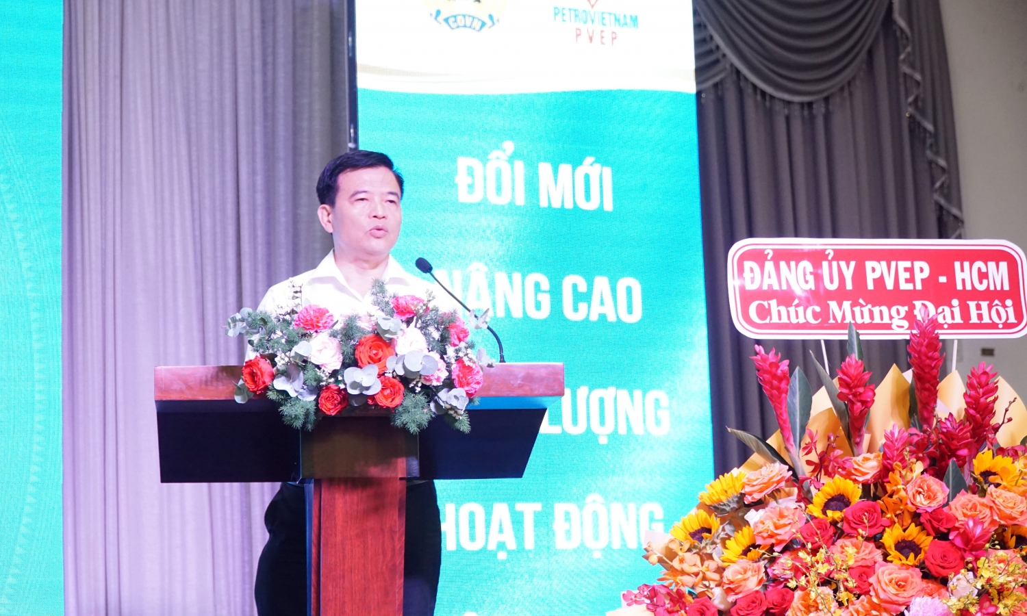 đồng chí Kiều Ngọc Anh - Ủy viên Ban Chấp hành Đảng bộ, Chủ tịch Công đoàn PVEP 