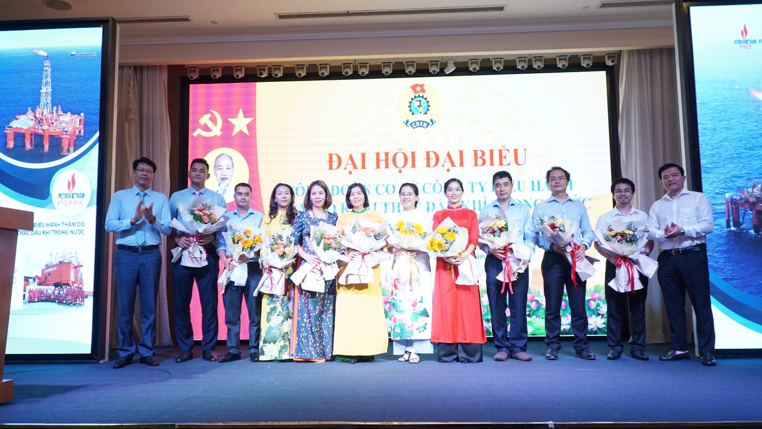 Ban Chấp hành Công đoàn cơ sở PVEP POC ra mắt Đại hội