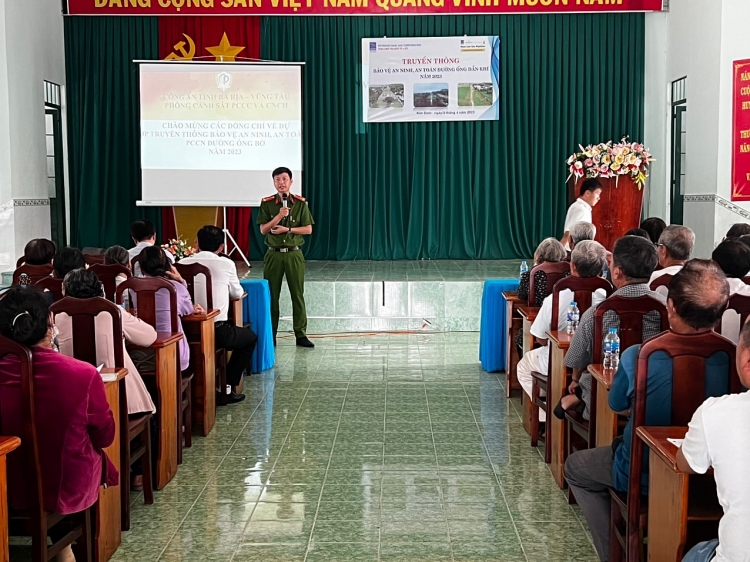 NCSP truyền thông bảo đảm an ninh, an toàn đường ống khí trên bờ