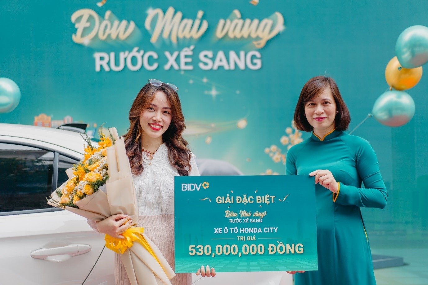 BIDV trao giải thưởng ô tô Honda City cho khách hàng