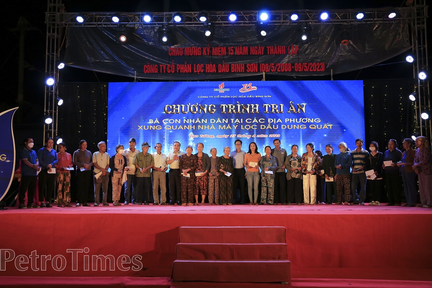 BSR tổ chức chương trình tri ân bà con nhân dân tại các địa phương xung quanh NMLD Dung Quất