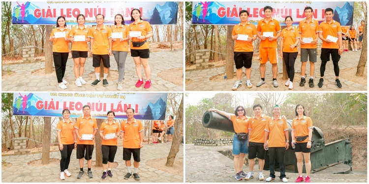 Các đơn vị tổ chức giải leo núi chào mừng Đại hội XIII Công đoàn Liên doanh Việt - Nga Vietsovpetro