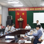 [PetroTimesMedia] TGĐ Petrovietnam Lê Mạnh Hùng làm việc với Ban QLDA Long Phú 1
