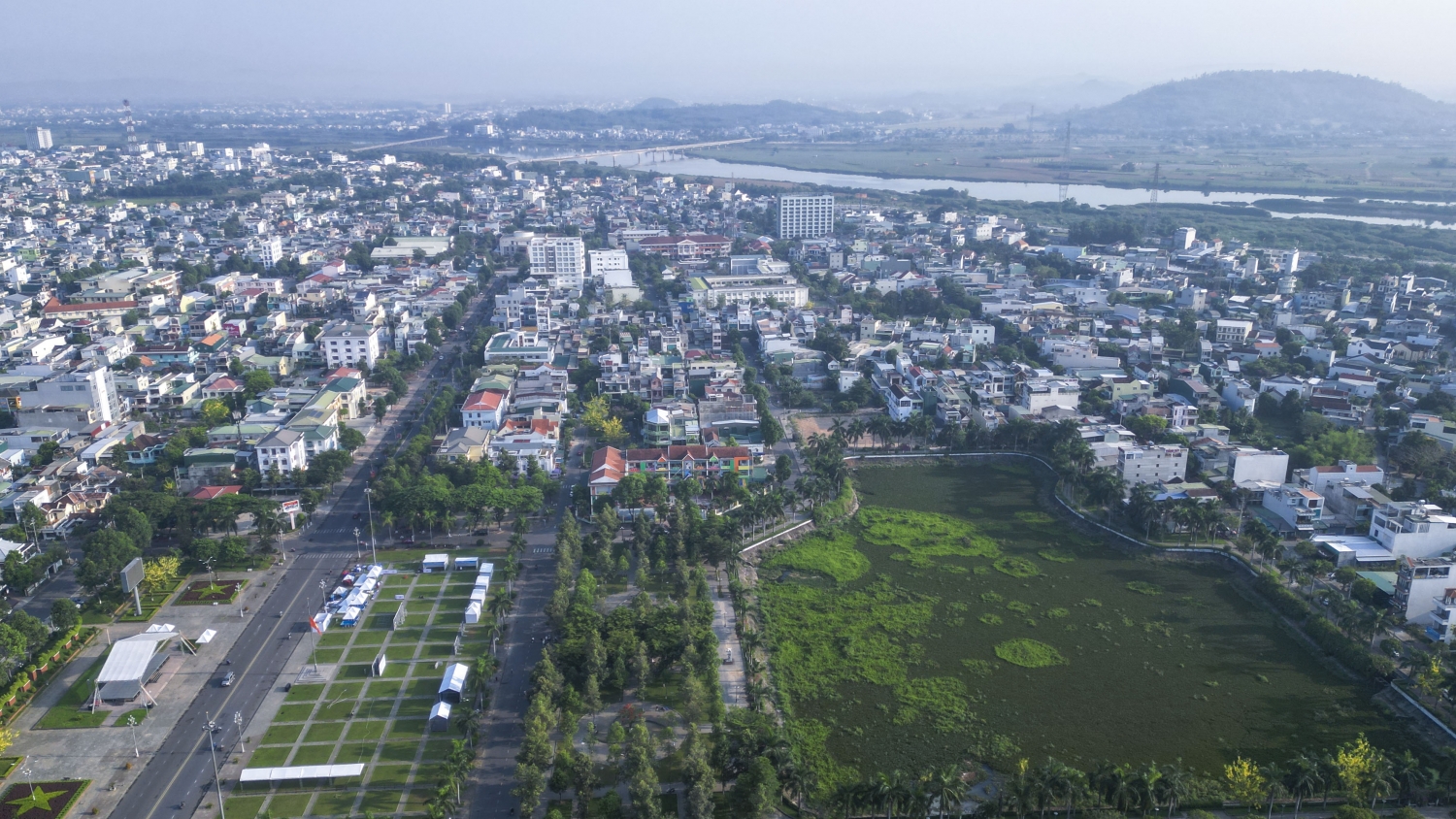 Cận cảnh cung đường Giải chạy Quảng Ngãi Marathon, Cúp BSR năm 2023