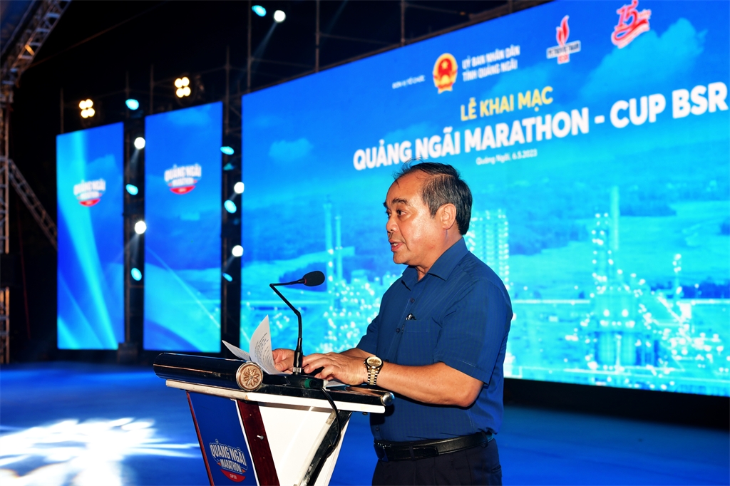 Khai mạc giải chạy marathon lớn nhất tỉnh Quảng Ngãi