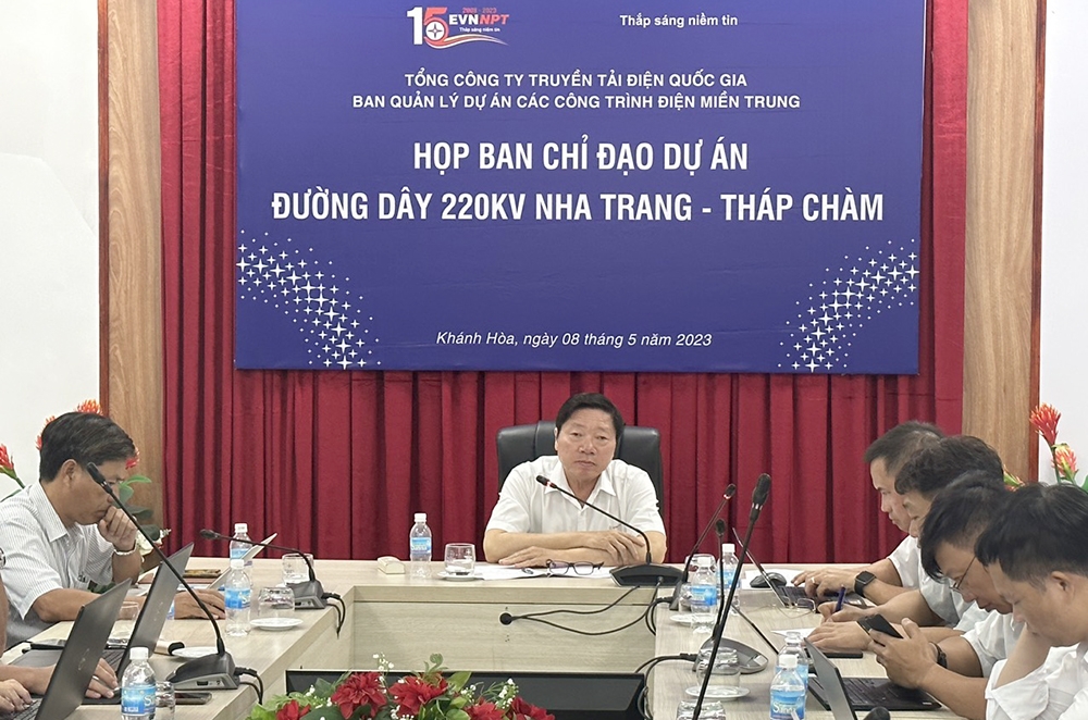 Rà soát tiến độ Dự án đường dây 220kV Nha Trang - Tháp Chàm