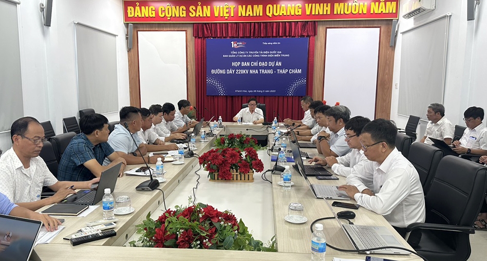 Rà soát tiến độ Dự án đường dây 220kV Nha Trang - Tháp Chàm