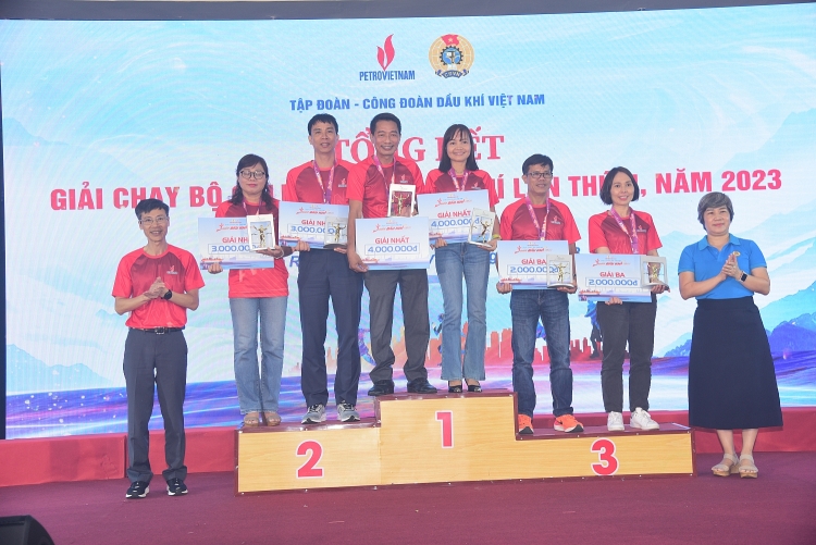 Công đoàn PV Drilling thể hiện xuất sắc tại Giải chạy Xuân Dầu khí 2023