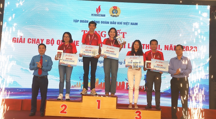 Công đoàn PV Drilling thể hiện xuất sắc tại Giải chạy Xuân Dầu khí 2023