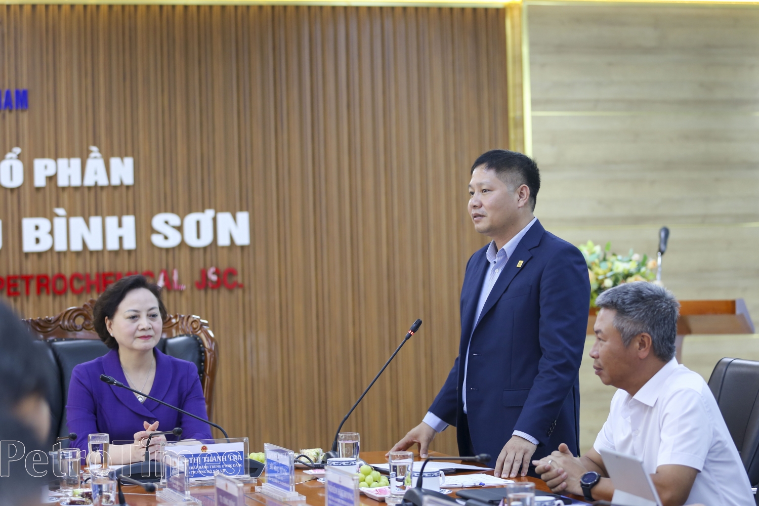 Bộ trưởng Bộ Nội vụ thăm và làm việc tại NMLD Dung Quất