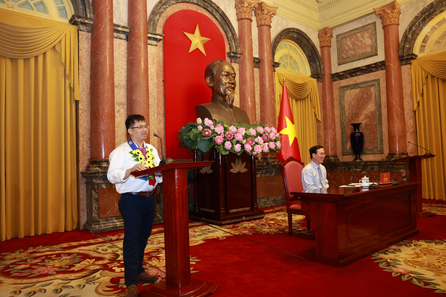 Chủ tịch nước Võ Văn Thưởng gặp mặt 133 điển hình tiên tiến trong học tập và làm theo Bác
