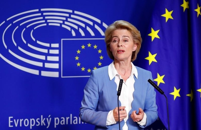 Chủ tịch Ủy ban châu Âu Ursula von der Leyen. Chủ tịch Ủy ban châu Âu Ursula von der Leyen.