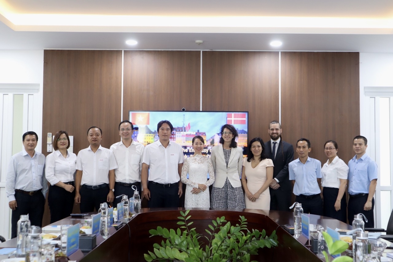 PV College tiếp đón và làm việc với đại diện Đại sứ quán Đan Mạch
