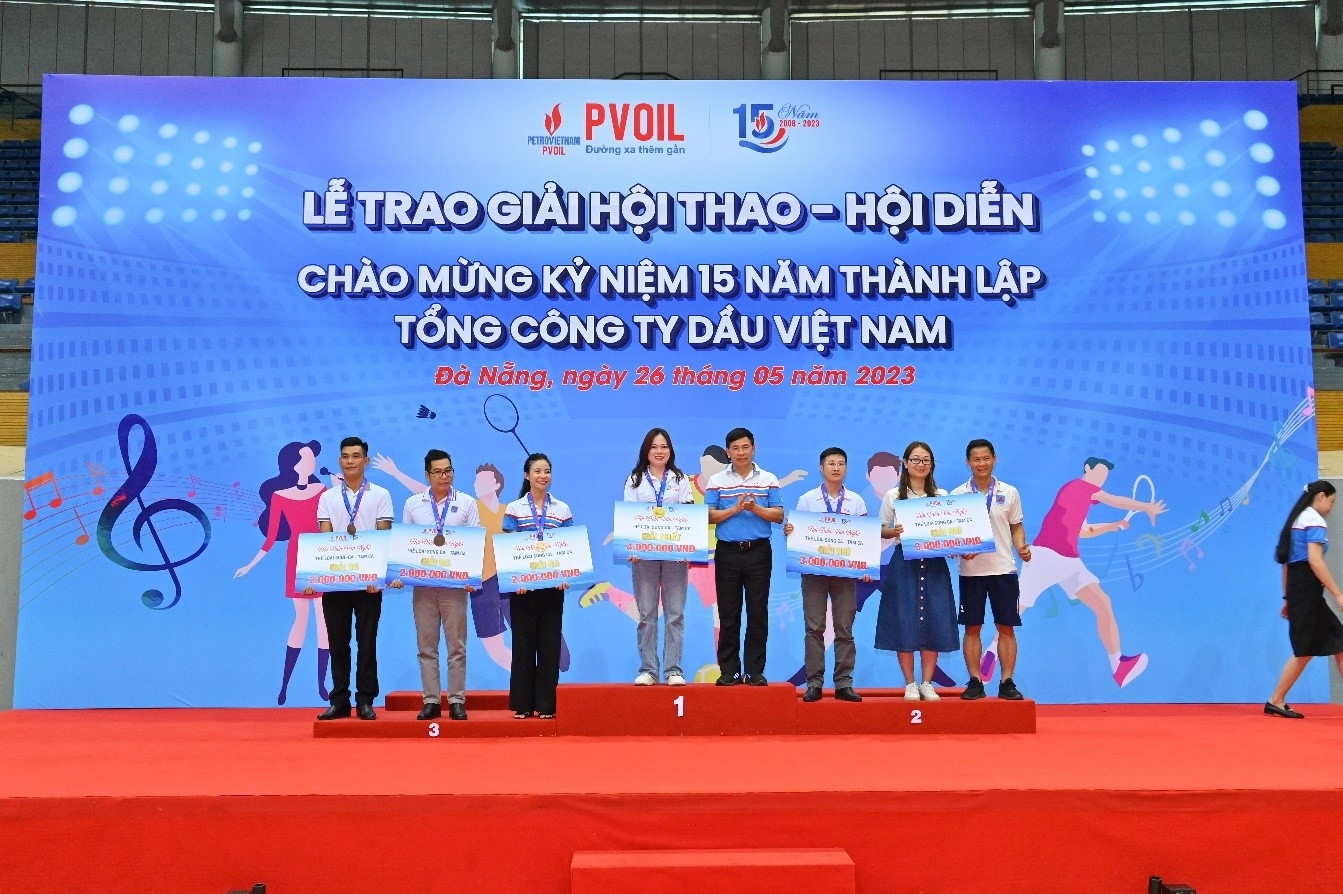 Trao giải cho các tiết mục Hội diễn