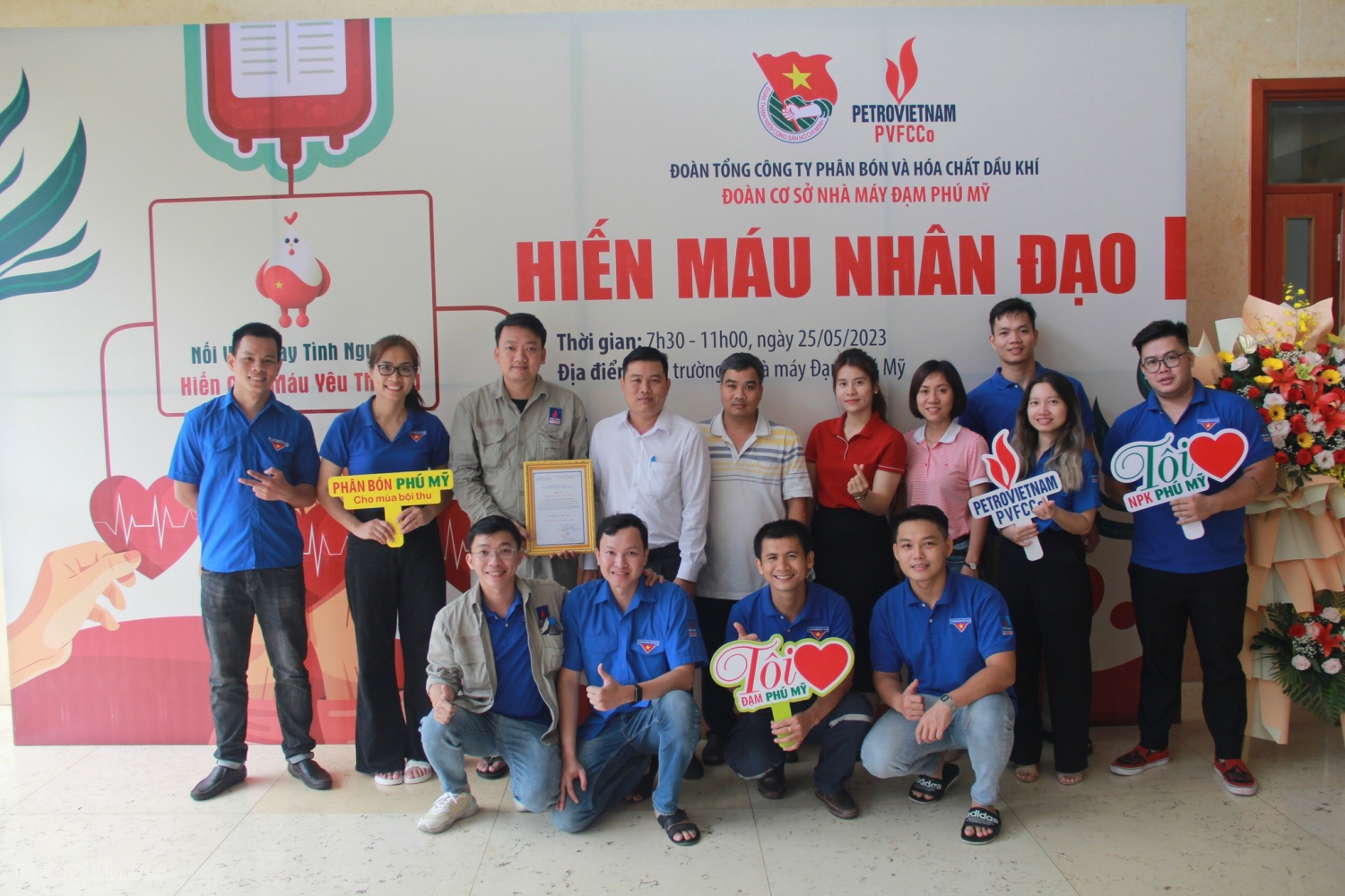 Hiến máu nhân đạo: Nét đẹp thiện nguyện của Đoàn Thanh niên Nhà máy Đạm Phú Mỹ