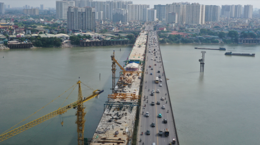 Hợp long cầu Vĩnh Tuy 2, đưa vào khai thác trước ngày 2/9/2023 Hợp long cầu Vĩnh Tuy 2, đưa vào khai thác trước ngày 2/9/2023