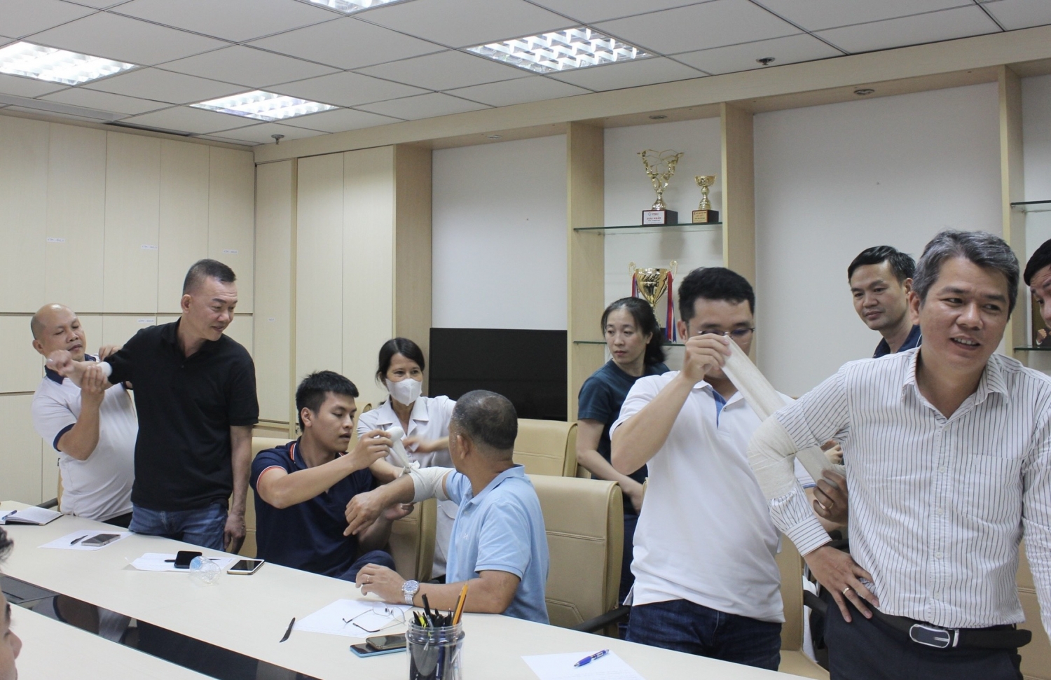 Công đoàn PVTrans PSM tổ chức khóa huấn luyện sơ cấp cứu ban đầu