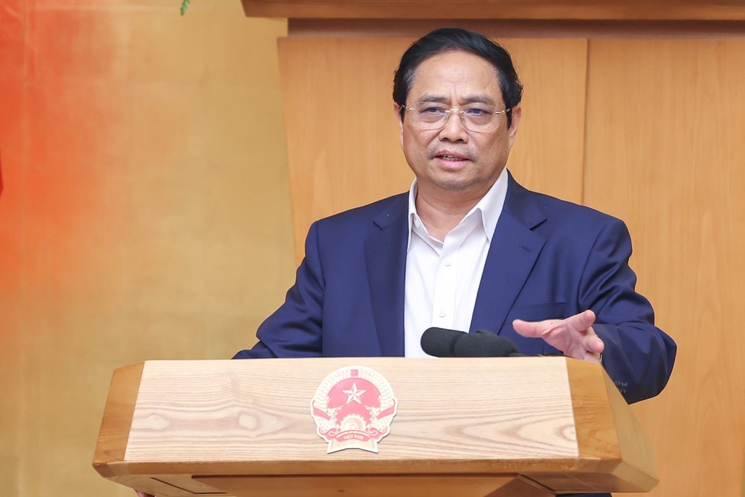 Thủ tướng phát biểu khai mạc phiên họp Chính phủ thường kỳ tháng 5/2023.