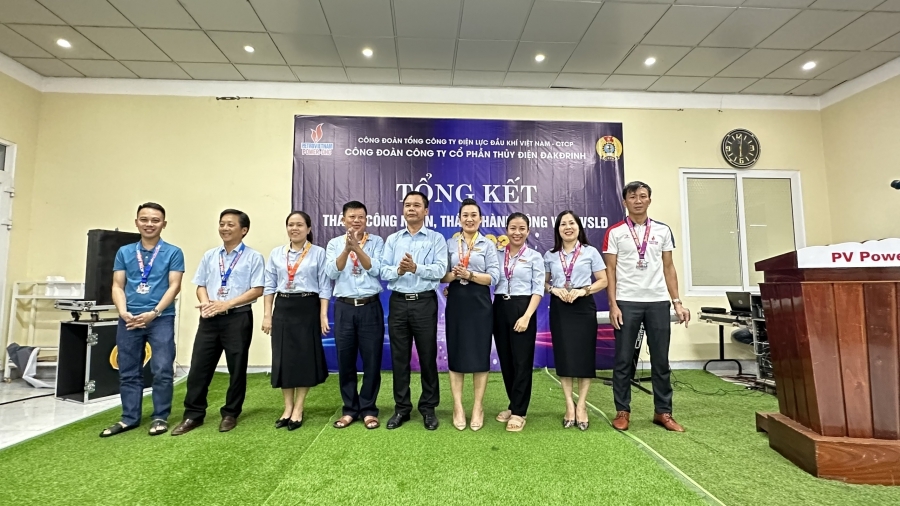 Thuỷ điện Đakđrinh tổng kết Tháng công nhân, Tháng hành động về an toàn, vệ sinh lao động 2023