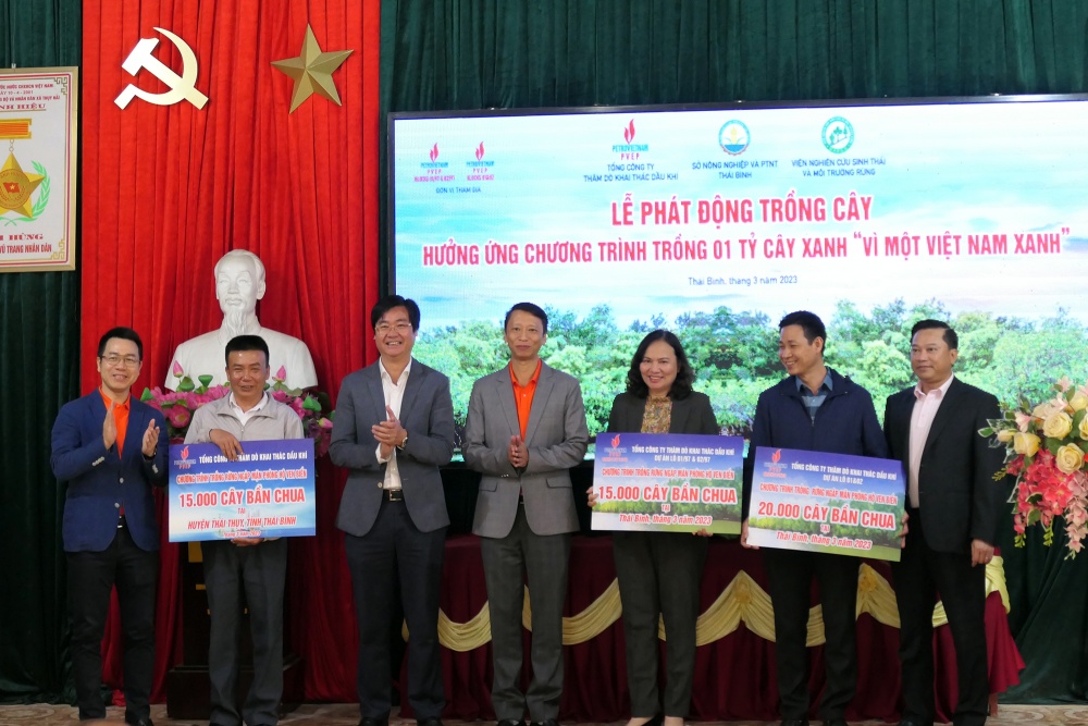 Trồng rừng - “mục tiêu kép” của PVEP trong nỗ lực giảm phát thải