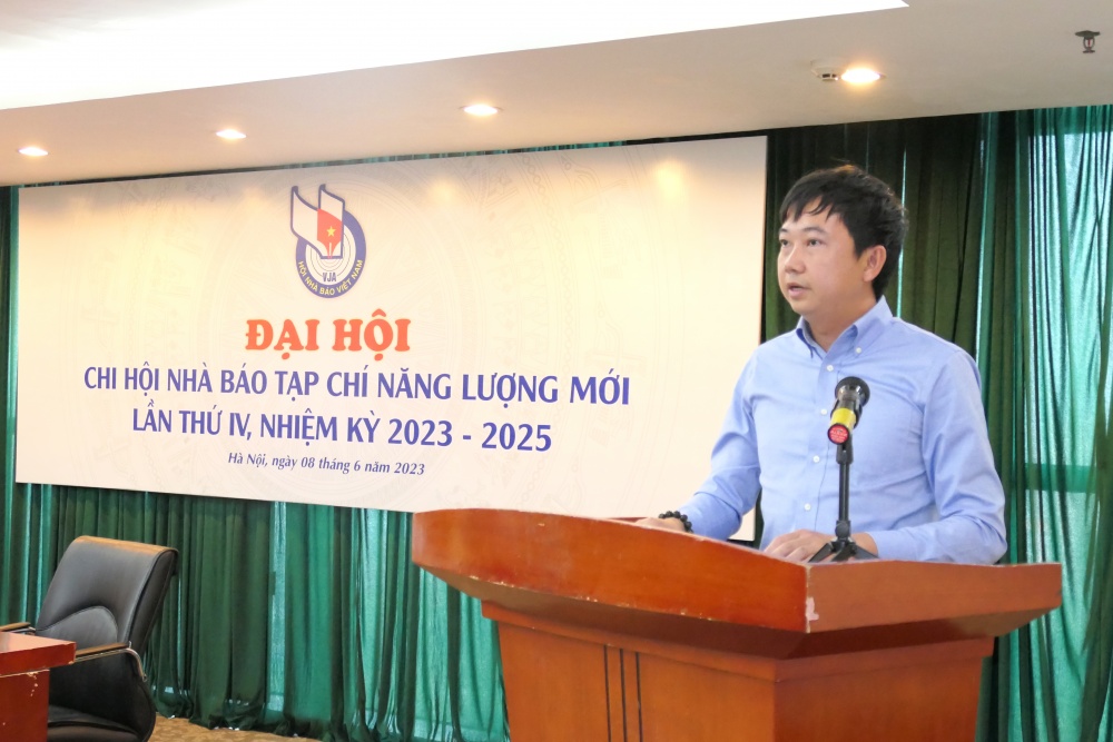 Chi hội Nhà báo Tạp chí Năng Lượng Mới tổ chức Đại hội lần thứ IV, nhiệm kỳ 2023 - 2025 Chi hội Nhà báo Tạp chí Năng Lượng Mới tổ chức Đại hội lần thứ IV, nhiệm kỳ 2023 - 2025