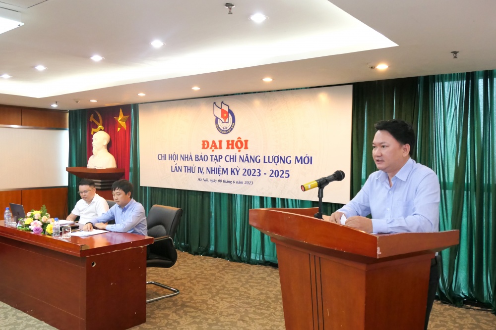 Chi hội Nhà báo Tạp chí Năng Lượng Mới tổ chức Đại hội lần thứ IV, nhiệm kỳ 2023 - 2025 Chi hội Nhà báo Tạp chí Năng Lượng Mới tổ chức Đại hội lần thứ IV, nhiệm kỳ 2023 - 2025